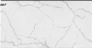 whosale crystal white calacatta quartz engineered stone